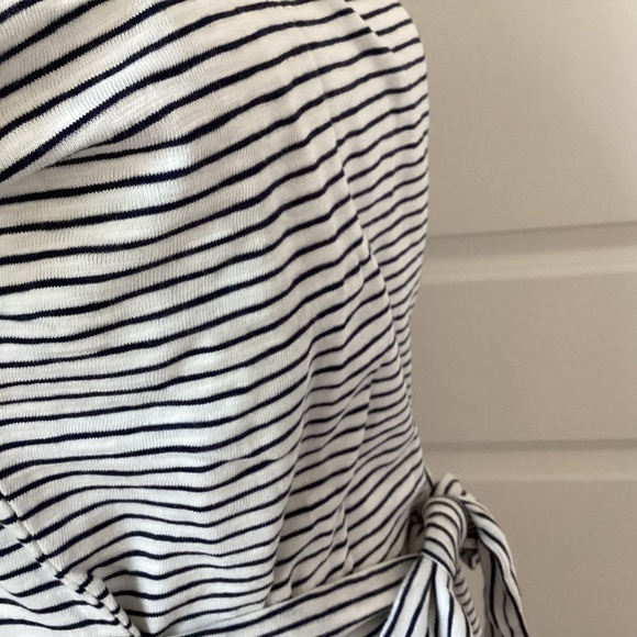 J. Crew Black and White Striped Mini Dress - Picture 6 of 13